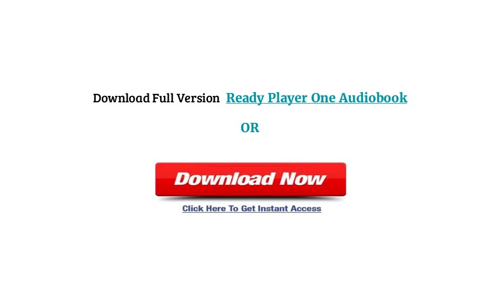 ready player one audiobook mp3 torrent